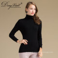 Inner Mongolian Oem Black Color Flat Knitted Sweater, Plain Pullover Sweater On Alibaba Sales